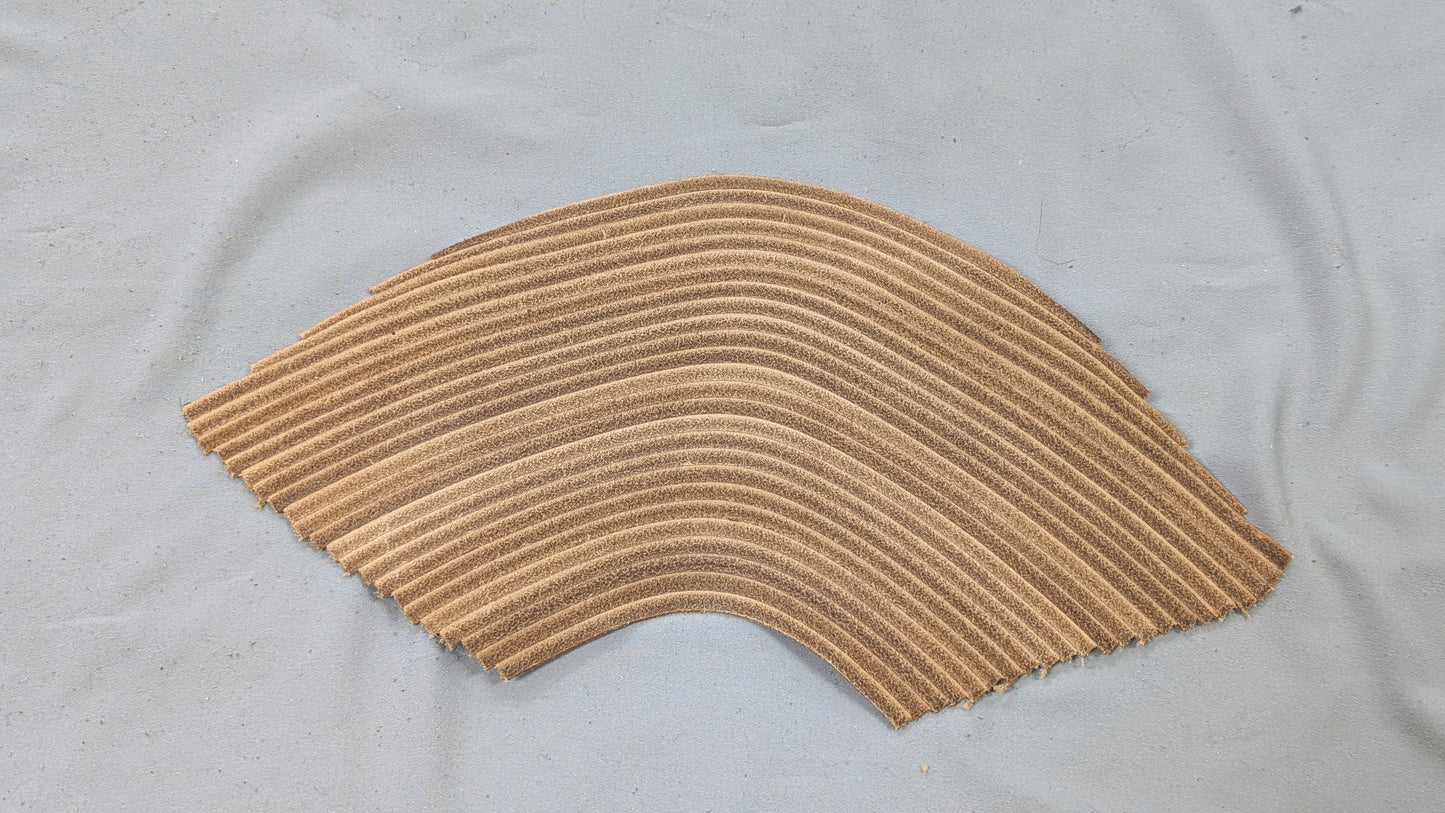 Stacked Leather Heel Cover Strips