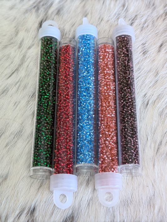 Silver-Lined Bead Vials