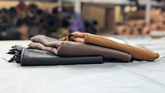 Deer Leather - Black & Brown