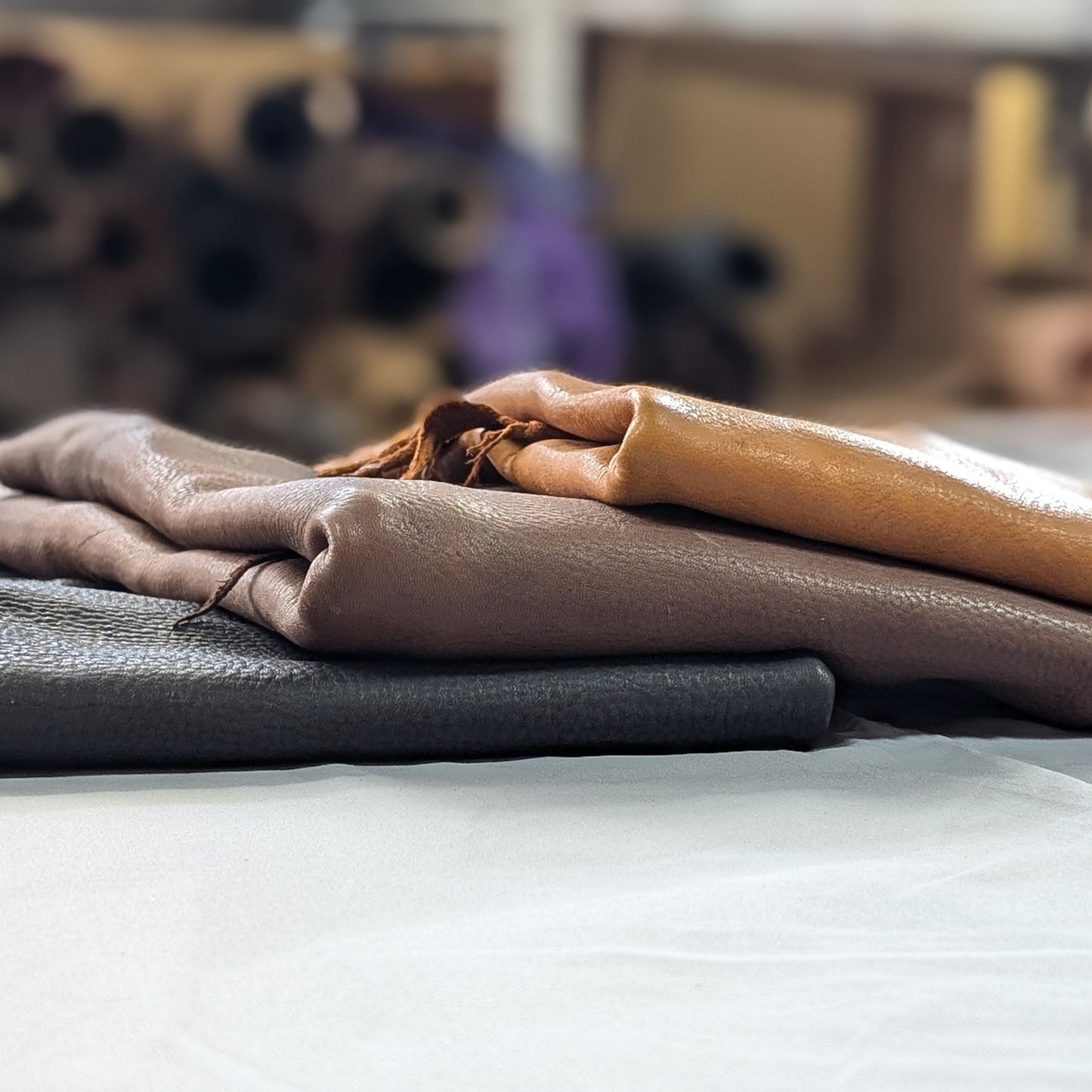 Deer Skin, Black & Browns
