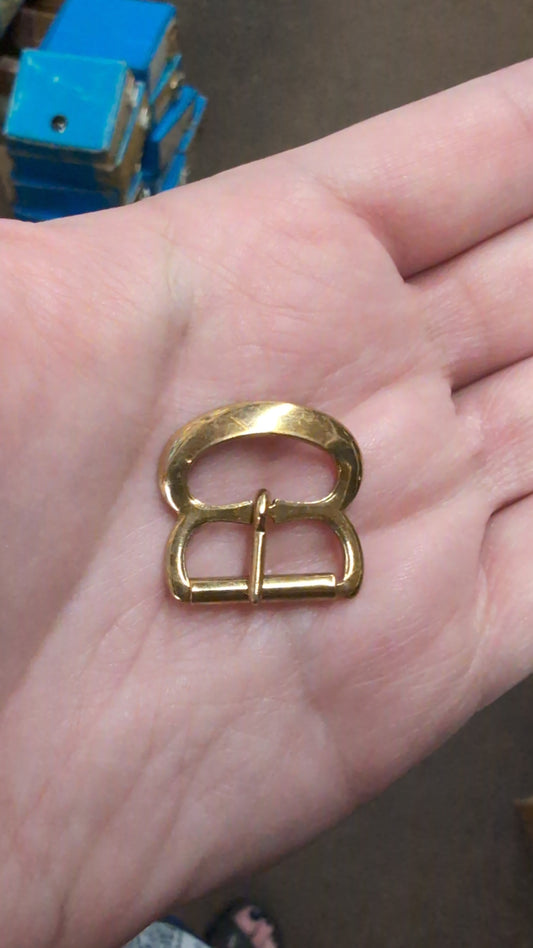 Gilt Roller Shoe Buckle