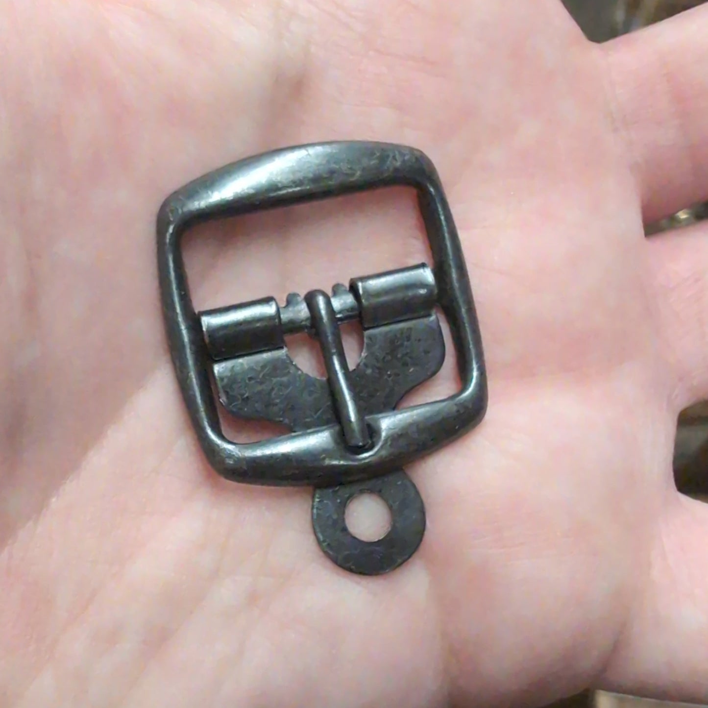 Gunmetal Sandal Tab Buckle