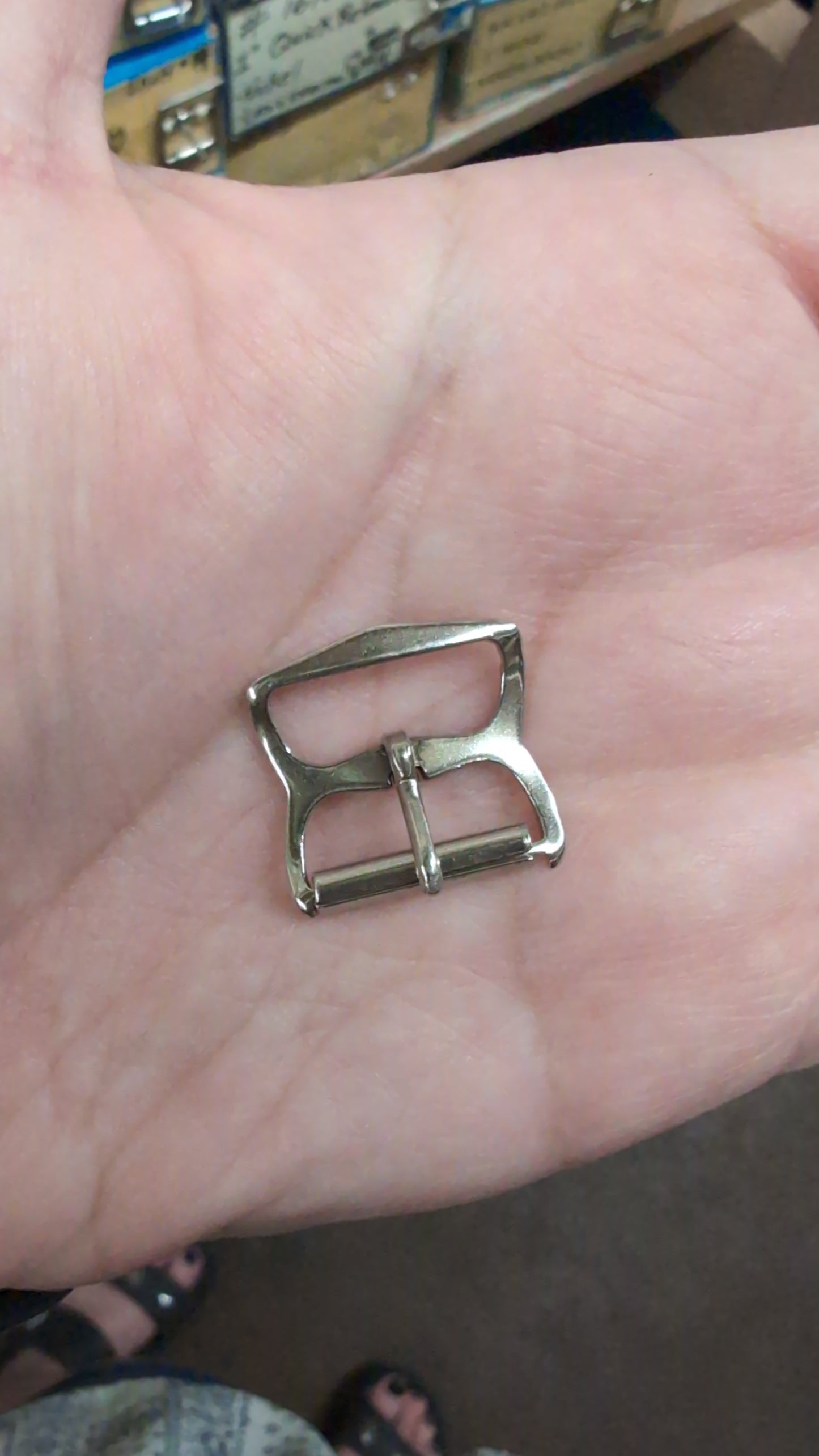 Nickel Plated Roller Buckle